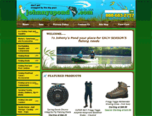 Tablet Screenshot of johnnyspond.com